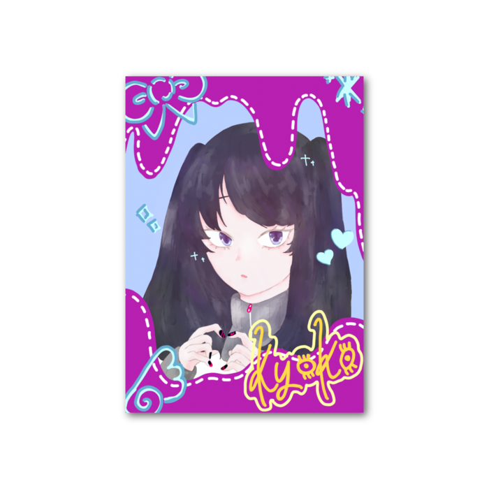 フォト風カード - 縦 - 片面