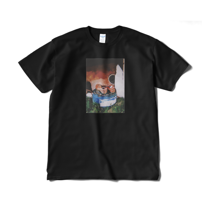 Tシャツ- XL - ブラック