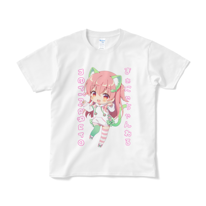 まぁにゃTシャツ - S - ホワイト