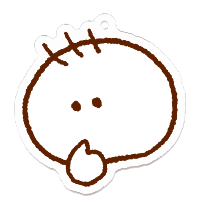 アクリルキーホルダー - 50 x 50 (mm)