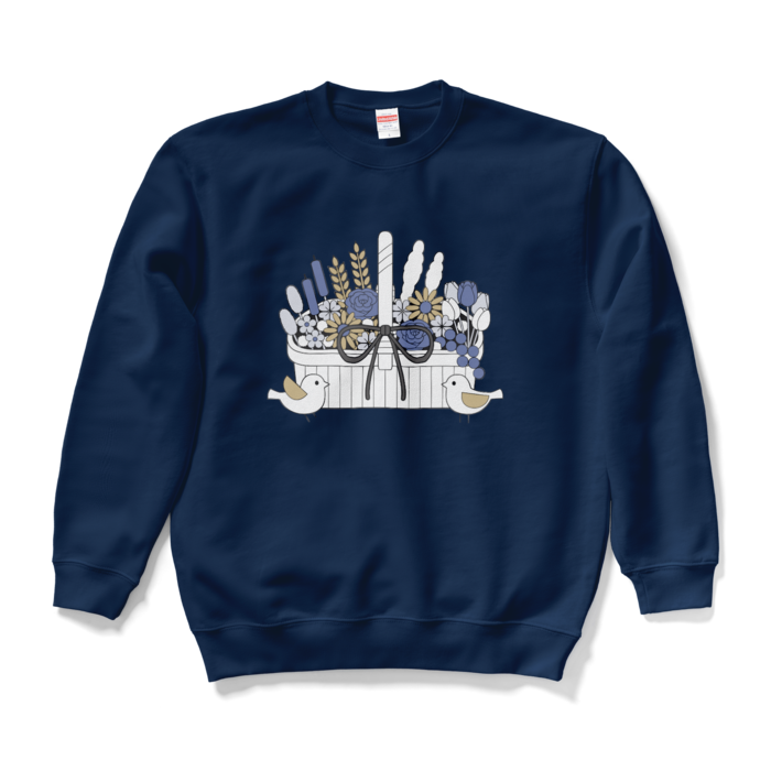 スウェットA　紺色　L