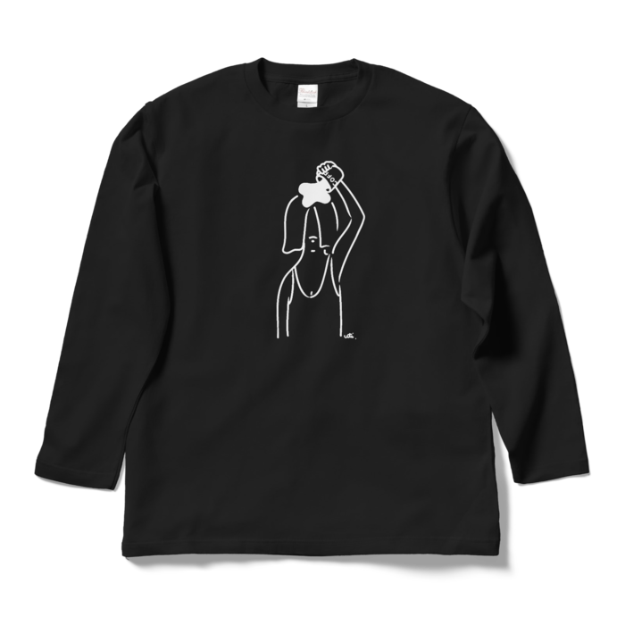 ロングスリーブTシャツ - L - ブラック