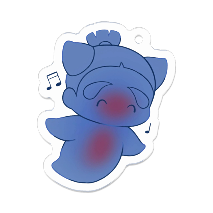 アクリルキーホルダー - 50 x 50 (mm)