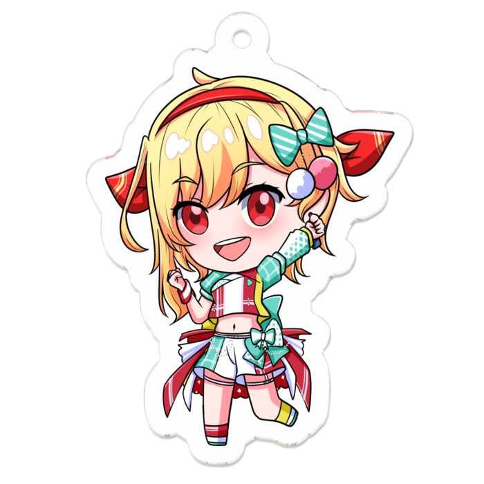 アクリルキーホルダー - 50 x 50 (mm)