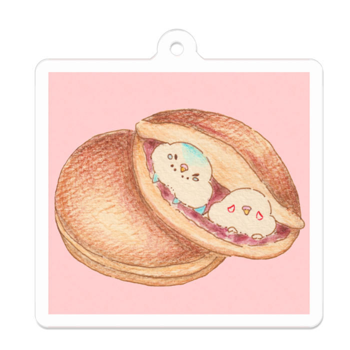 アクリルキーホルダー - 50 x 50 (mm)