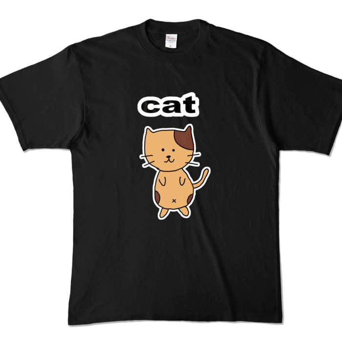 カラーTシャツ - XL - ブラック (濃色)