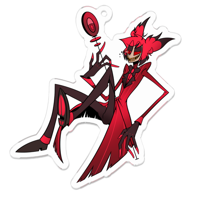 【HazbinHotel】アクリルキーホルダー Alastor① コーティングあり