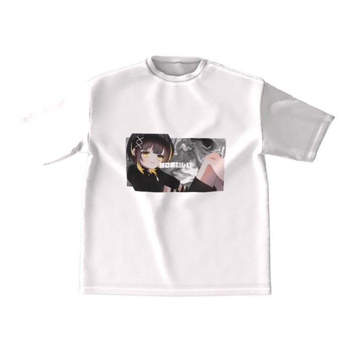 ビッグシルエットTシャツ（白） - M
