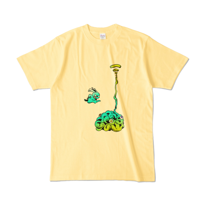 カラーTシャツ - L - ライトイエロー (淡色)(2)