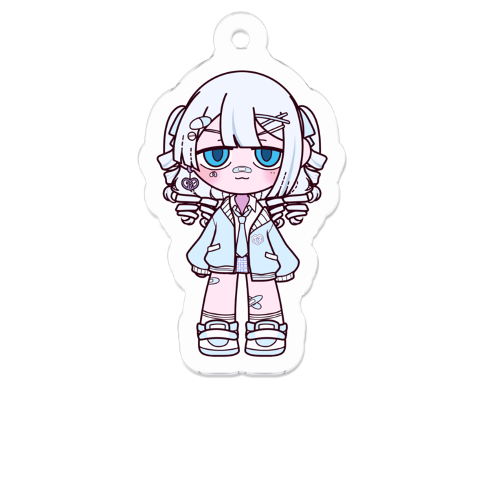 アクリルキーホルダー - 50 x 50 (mm)