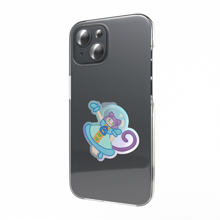 オーロラスマホステッカー - 縦