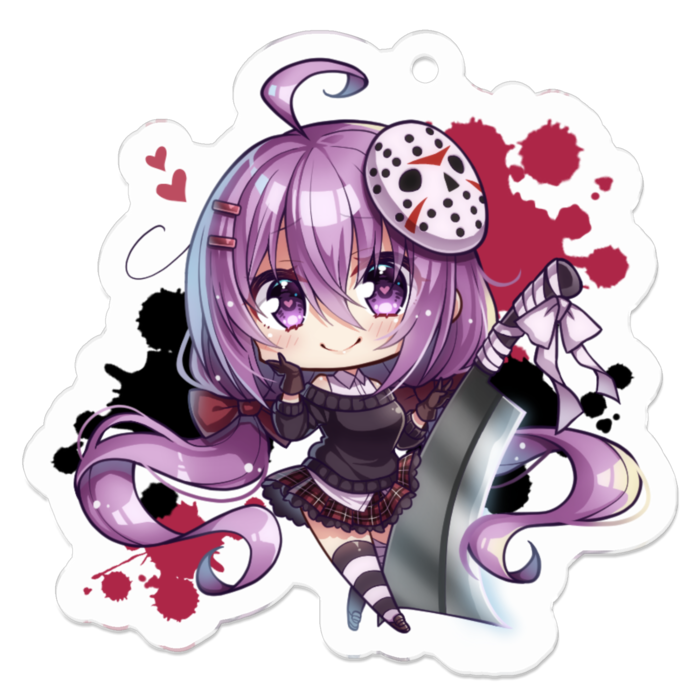 アクリルキーホルダー - 50 x 50 (mm)