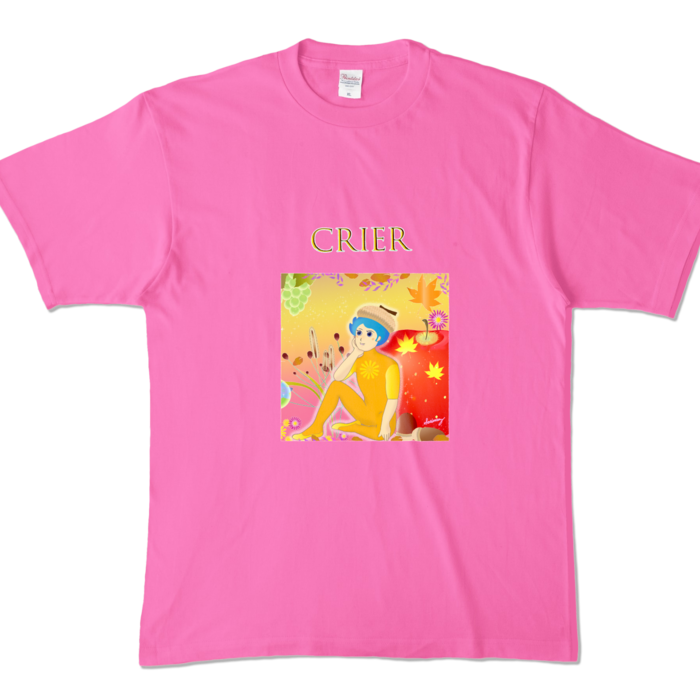カラーTシャツ - XL - ピンク (濃色)