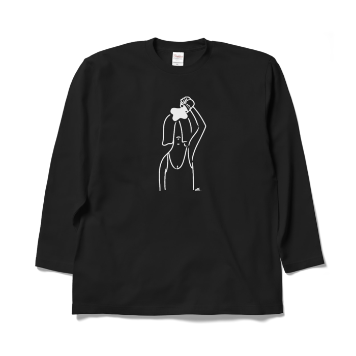 ロングスリーブTシャツ - XL - ブラック