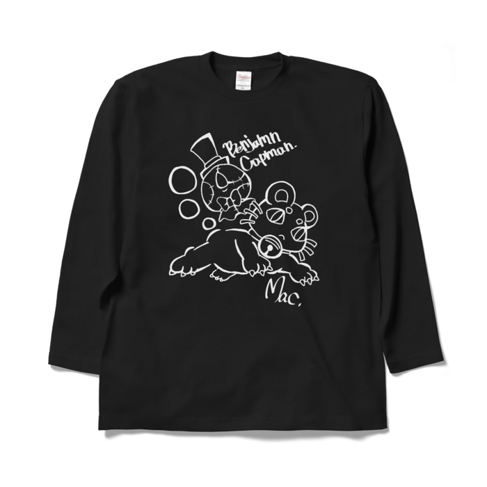 ロングスリーブTシャツ - XL - ブラック