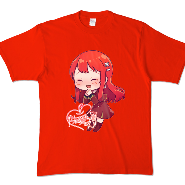 カラーTシャツ - XL - レッド (濃色)