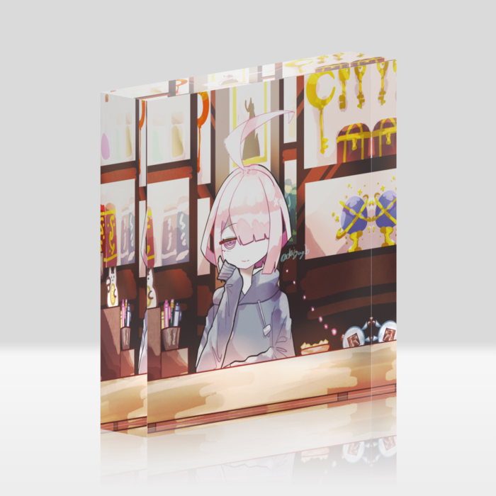 100x100mm クリア印刷＿光を通すver