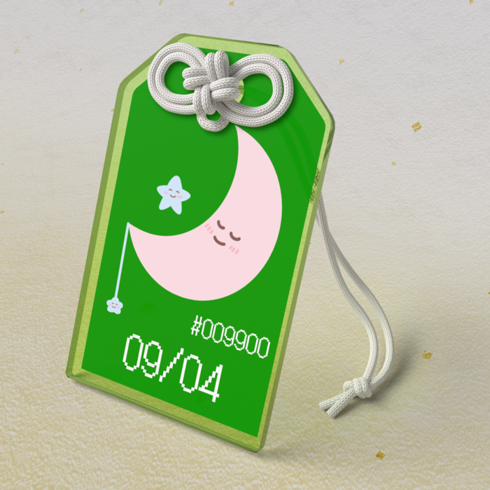 アクリルお守り - 50 × 80mm