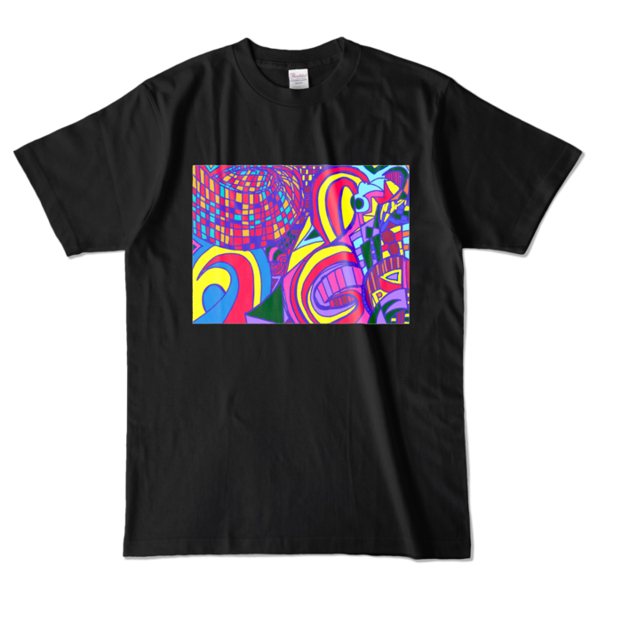 カラーTシャツ - L - ブラック (濃色)