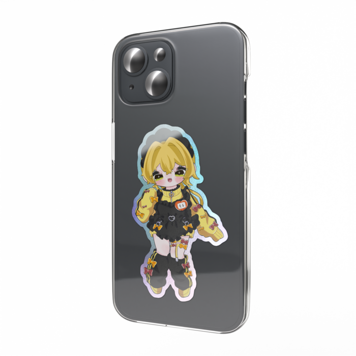 オーロラスマホステッカー - 縦