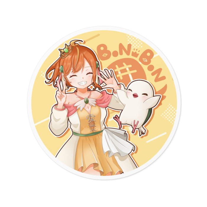 7周年記念ステッカーロゴ無 100 x 100 (mm)