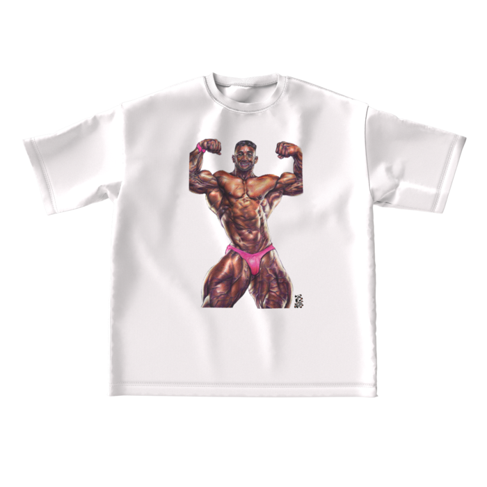 ビッグシルエットTシャツ - L - 両面