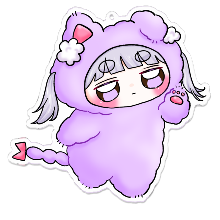 アクリルキーホルダー - 100 x 100 (mm)