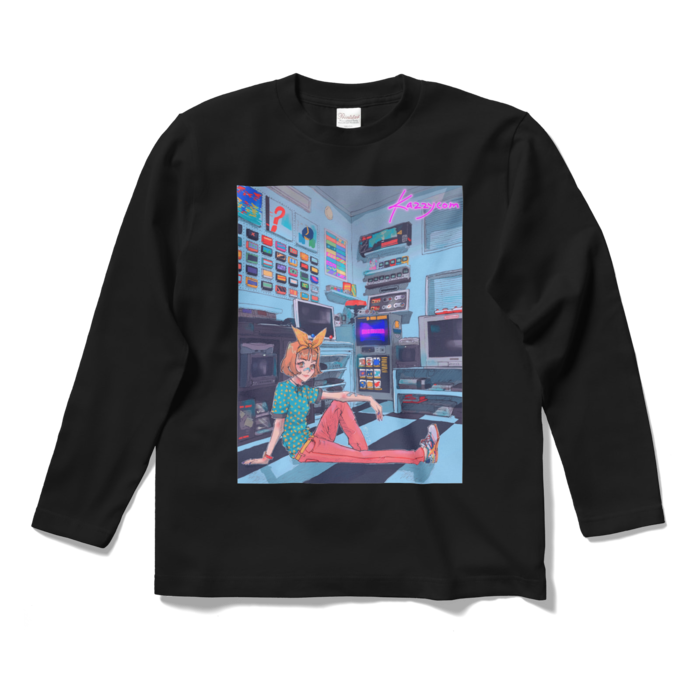 ロングスリーブTシャツ - S - ブラック