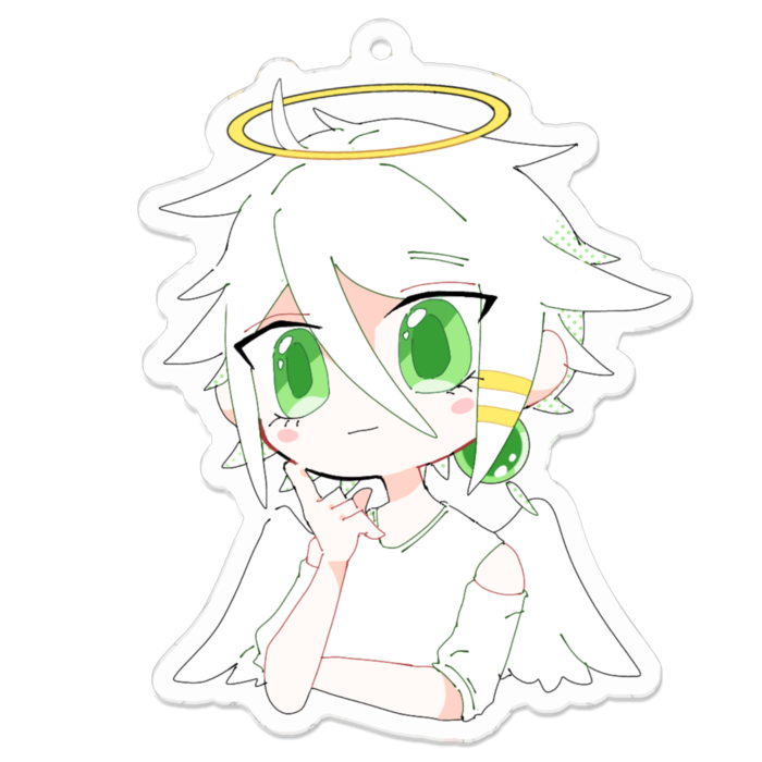 アクリルキーホルダー - 70 x 70 (mm)