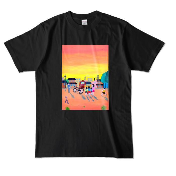 カラーTシャツ - L - ブラック (濃色)