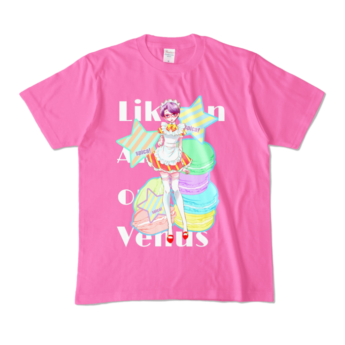 カラーTシャツ - M - ピンク (濃色)