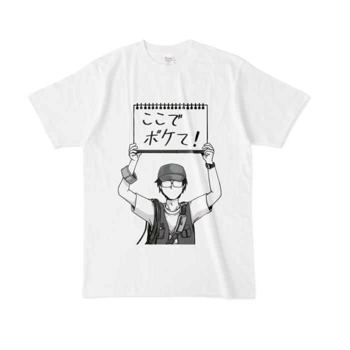 モノクロ版Tシャツ - L - 白