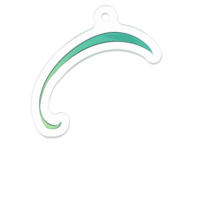 アクリルキーホルダー - 50 x 50 (mm)
