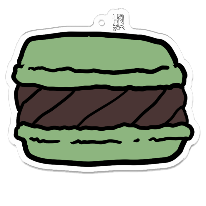 アクリルキーホルダー（コーティング） - 70 x 70 (mm)