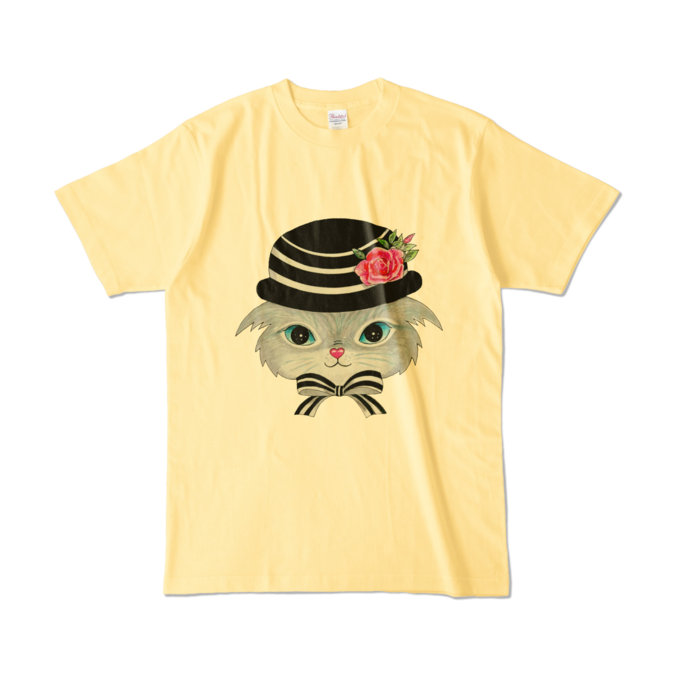 カラーTシャツ - L - ライトイエロー (淡色)