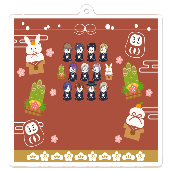 アクリルキーホルダー - 70 x 70 (mm)