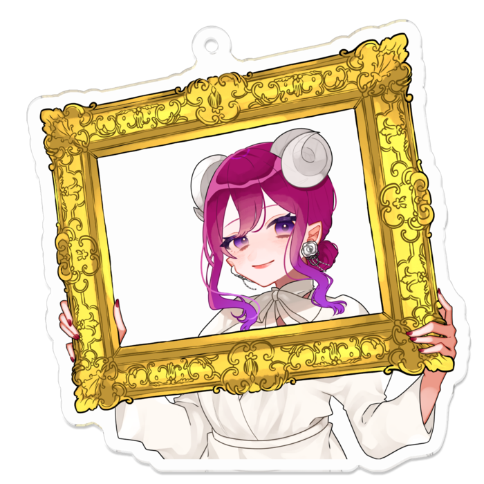 アクリルキーホルダー - 70 x 70 (mm)