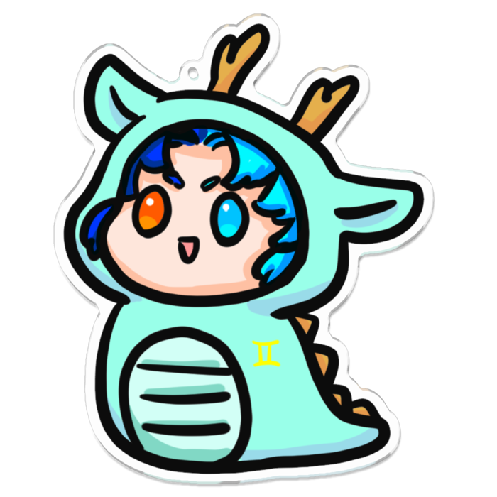 アクリルキーホルダー - 100 x 100 (mm)