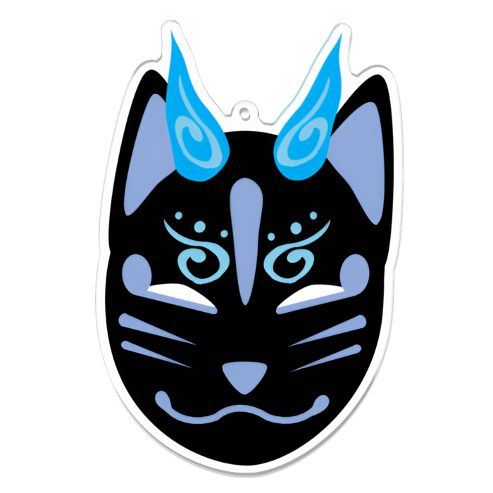 アクリルキーホルダー - 100 x 100 (mm)