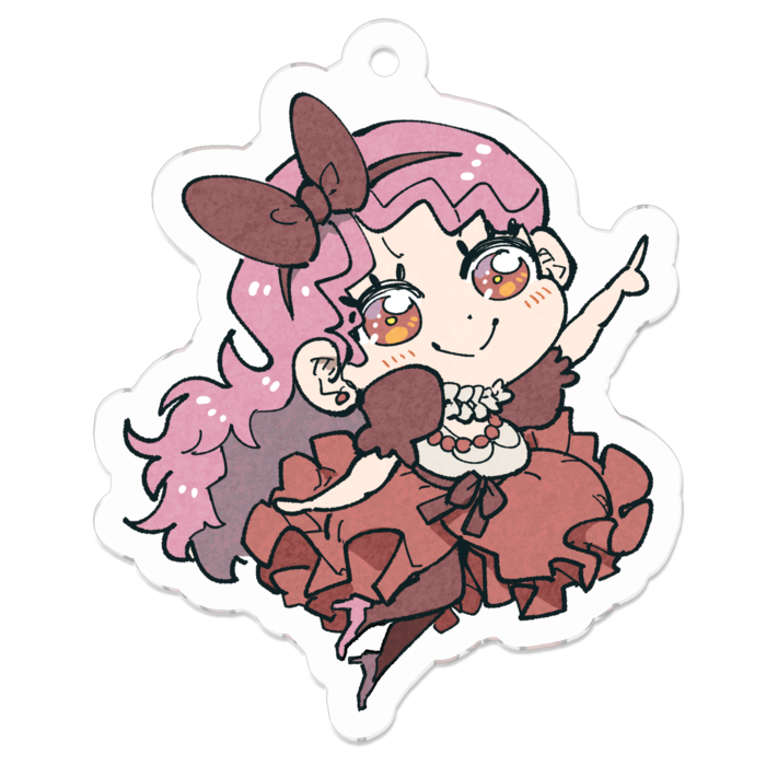 アクリルキーホルダー - 50 x 50 (mm)