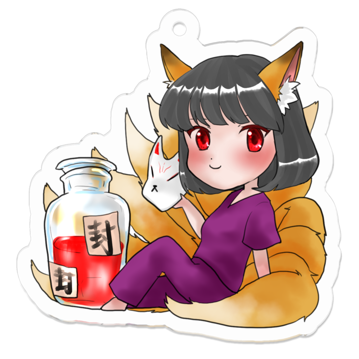 アクリルキーホルダー - 50 x 50 (mm)