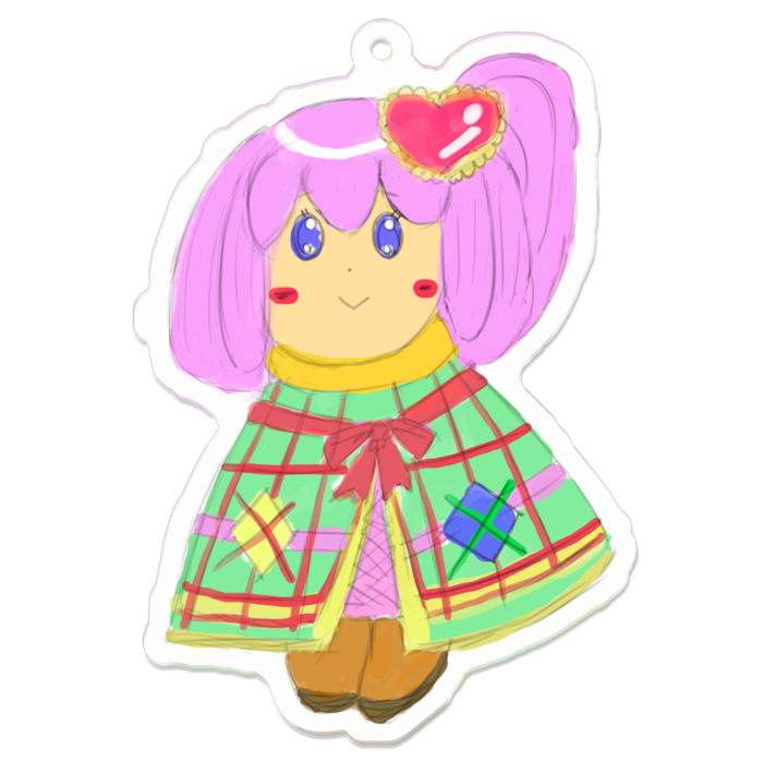 アクリルキーホルダー - 70 x 70 (mm)