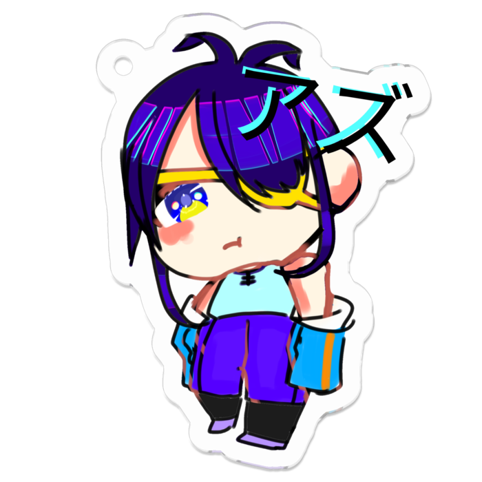 アクリルキーホルダー - 50 x 50 (mm)