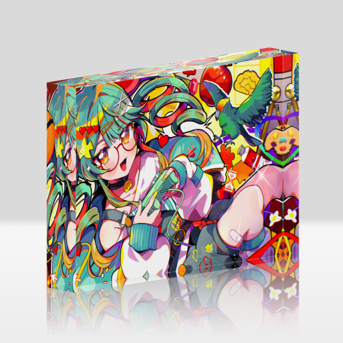 アクリルブロック - 148x100mm