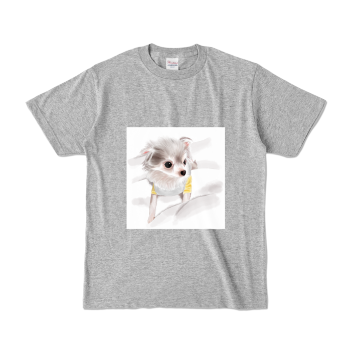 カラーTシャツ - S - 杢グレー (濃色)