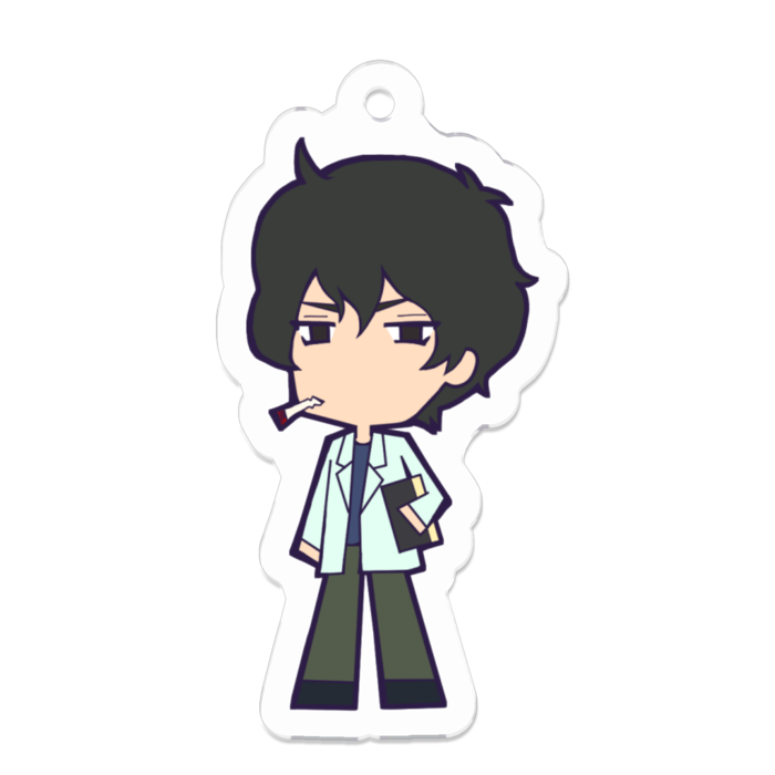 アクリルキーホルダー（コーティング） - 50 x 50 (mm)