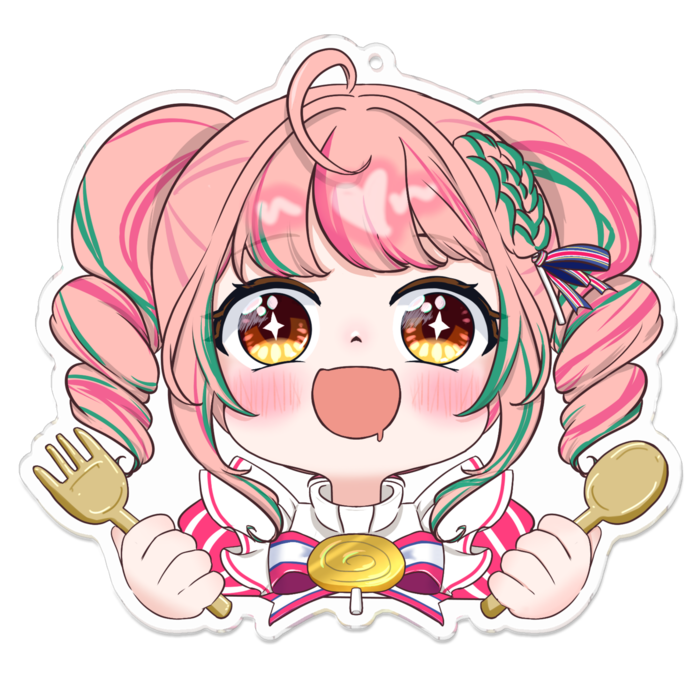 アクリルキーホルダー - 100 x 100 (mm)