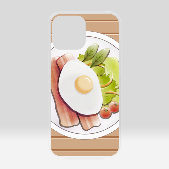 クリアiPhoneケース ベージュ iPhone 13ProMax