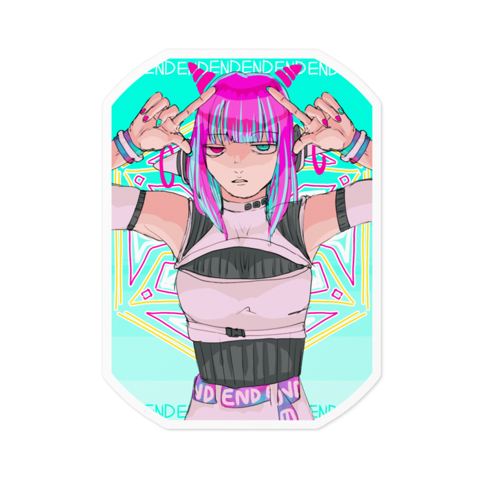 ステッカー - 100 x 100 (mm)