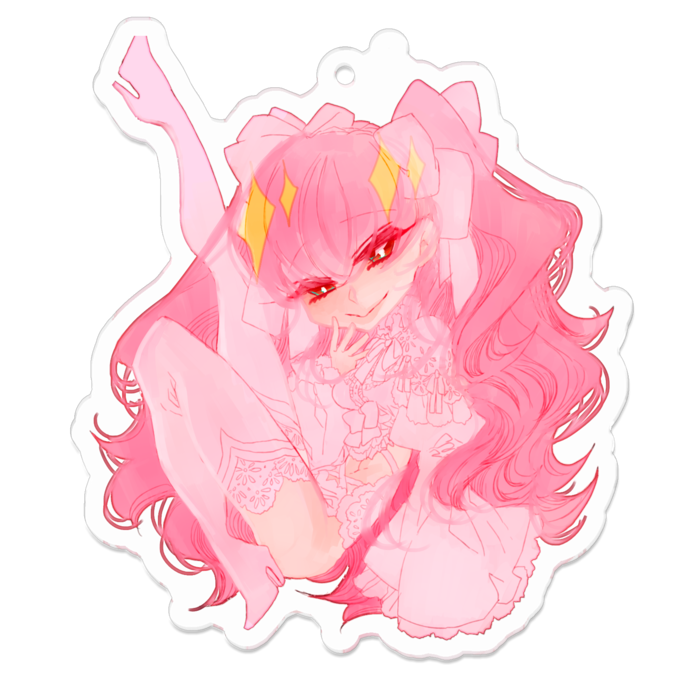 アクリルキーホルダー - 70 x 70 (mm)